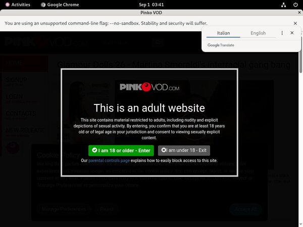 Account For Pink O VOD Free
