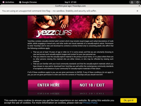 Account Yezzclips.com Free