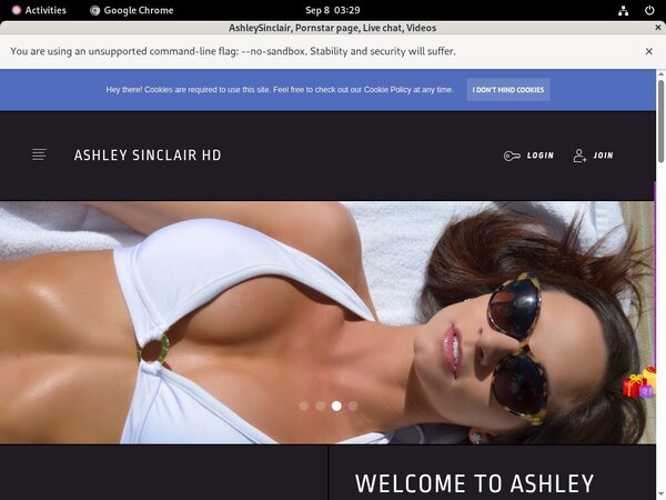 Ashleysinclair.modelcentro.com Account New