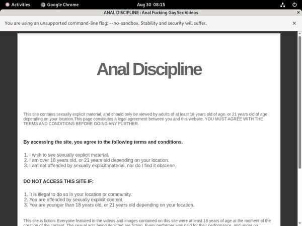 Big Analdiscipline