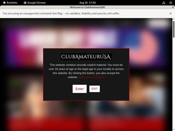 Club Amateur USA Paypal Payment