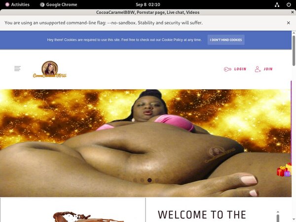 Cocoacaramelbbw With European Credit Card