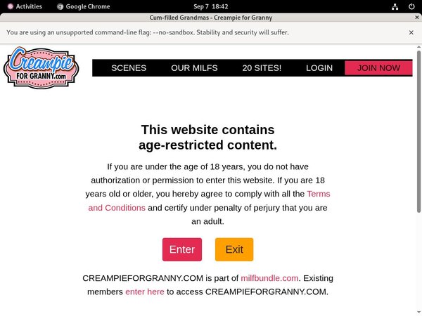 [Image: Creampieforgranny-Discount-Signup.jpg]
