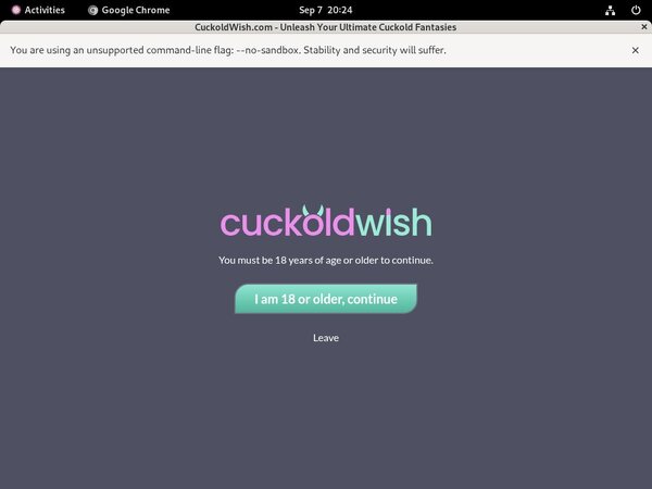 Cuckoldwish.com Free Trial Url
