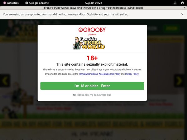 Discount Franks T-Girl World Deal