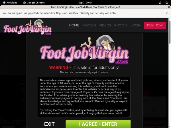 Footjobvirgin Discount Checkout