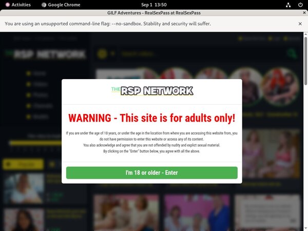 Free Gilfadventures.com Membership