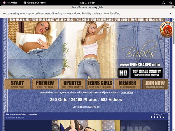 Free Jeans Babes Trial Deal