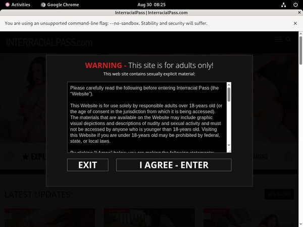 Free Working Interracial Pass Logins