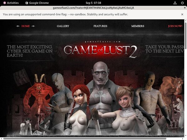 Get Gameoflust2.com Day Trial