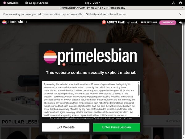 Get Primelesbian.com Trial