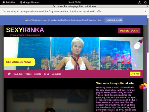 Get Sexyirinka.modelcentro.com Discount Membership