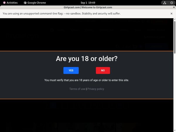GirlyCast.com With Direct Debit