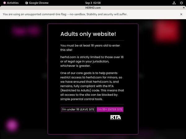 HD Her Login Password