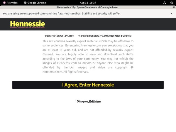 Hennessie Hot Sex