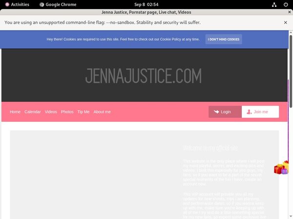 Jennajustice.modelcentro.com Free Trial Account