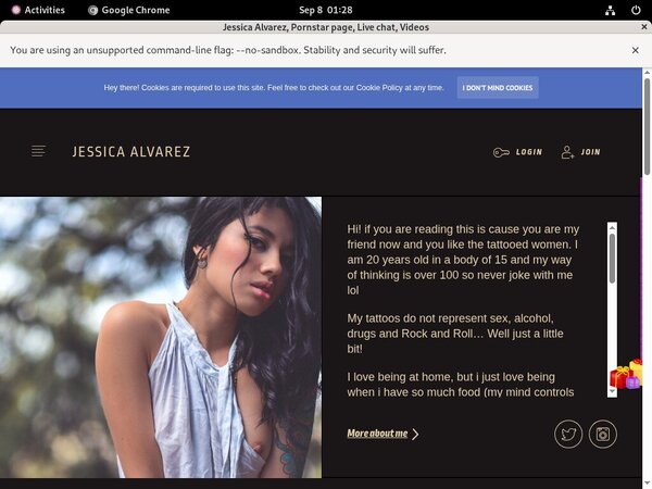 Jessica Alvarez With European Credit Card