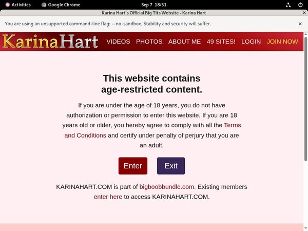 Karinahart.com Nude Photos