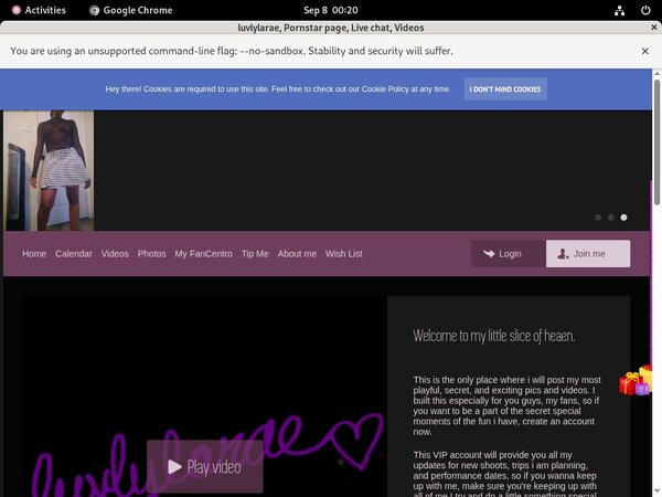 Luvlylarae.modelcentro.com Join Now