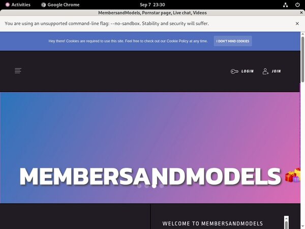 MembersandModels Sign Up Link