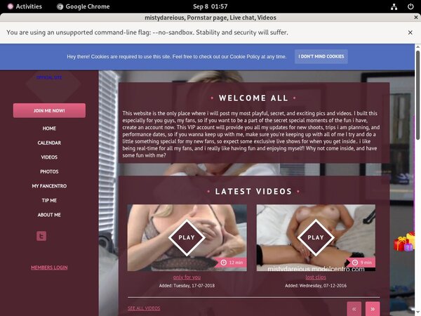 Mistydareious Renew Password