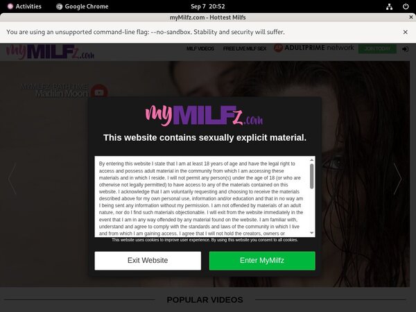 New Free My Milfz Account