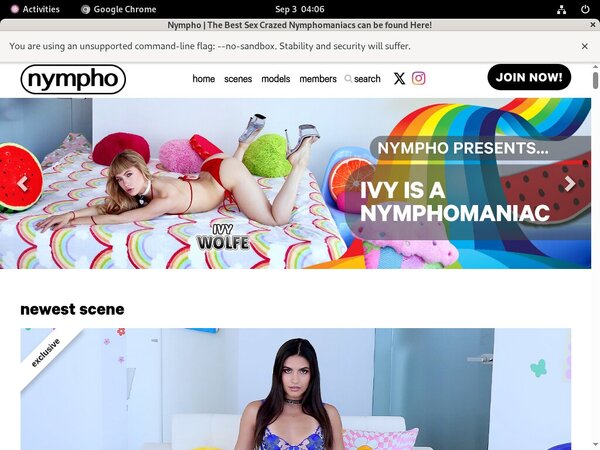 Nympho.com Member Discount