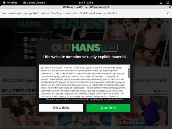 Oldhans.com Premium Login