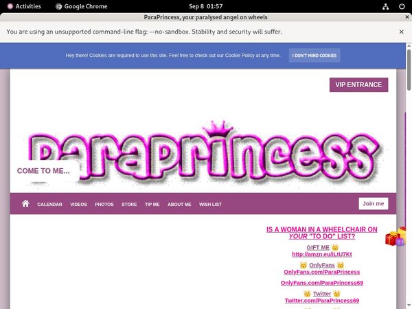 ParaPrincess Pricing
