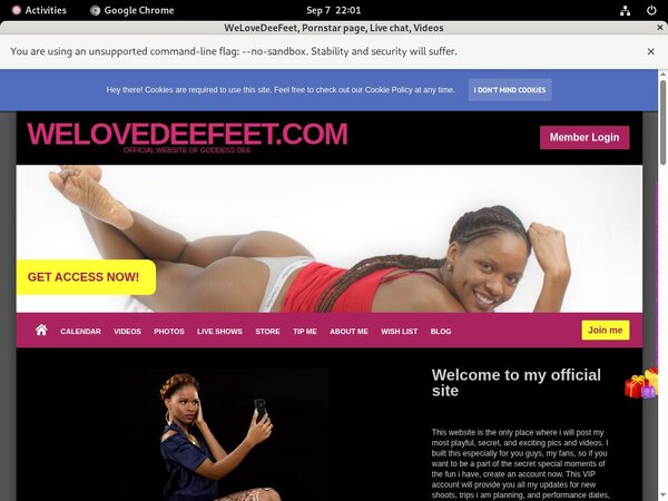 Porno WeLoveDeeFeet