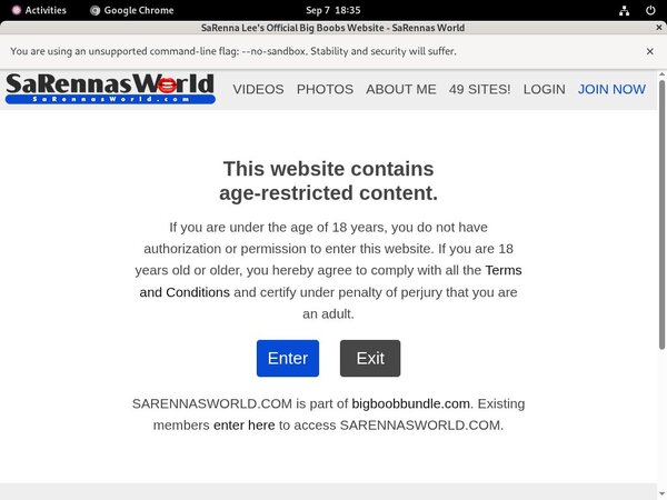 Premium Account For Sarennasworld.com