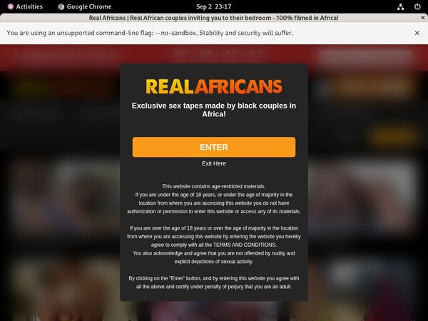Real Africans Hacked Account