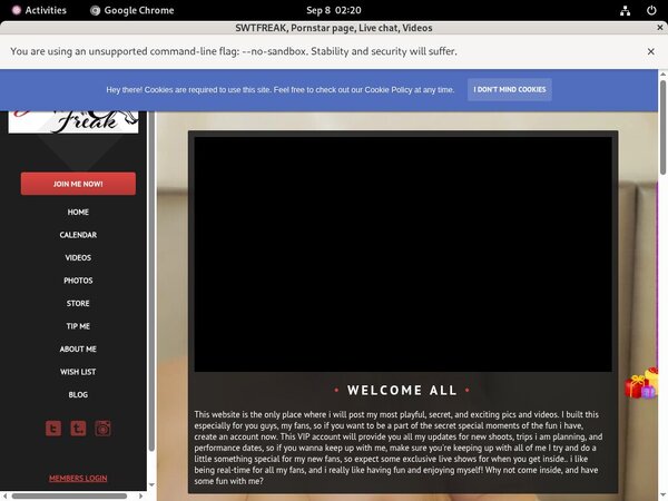 SWTFREAK Login Password