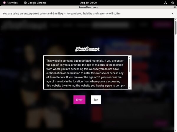 Sign Up For James Deen