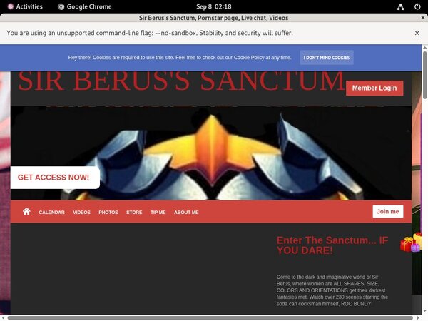 SirBerus'sSanctum Free Trial Login