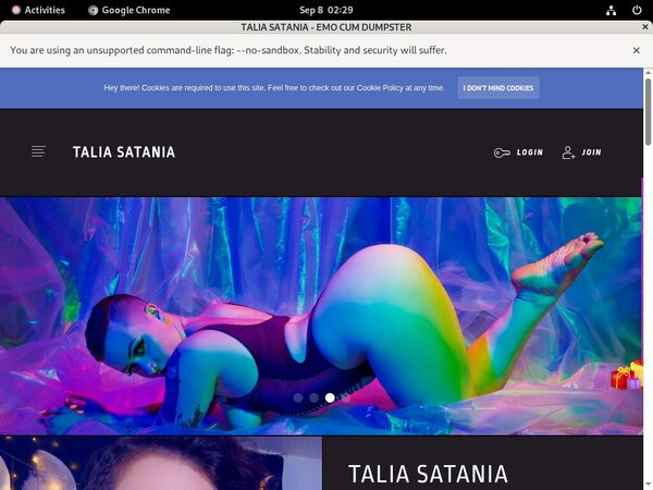 Talia Satania Login Codes