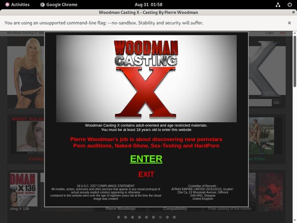 Woodman Casting X Inside