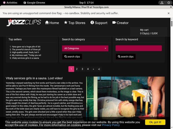 Yezzclips.com Paiement